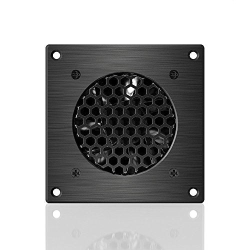 AC Infinity AIRPLATE S1, Quiet Cooling Fan System 4" with Speed Control, for Home Theater AV Cabinets - size: Single 80