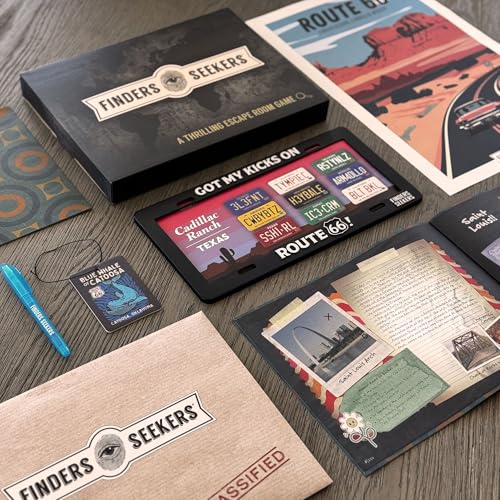 Mystery Game Route 66 Road to Riches Detective Puzzle Game | Immersive adventure, brain-teasing clues, iconic Route 66, perfect for family fun and mystery lovers' excitement!
