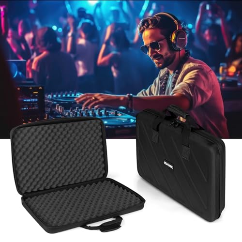 Mixer Travel Case, Carrying Storage Bag Compatible with DJ Controller for DDJ-SB3 / DDJ-SB2 / DDJ-400 / DDJ-FLX4 / DDJ-RB 2-Channel, Black - size: S-21 X 14.5 X 5"