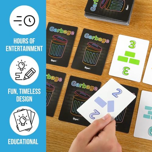 Regal Games Card Games for Kids - Go Fish, Crazy 8's, Old Maid, Slap Jack, Garbage Monsters, War - Simple & Fun Classic Family Table Game Sets (6 x 6) - color: Set of 36 Decks