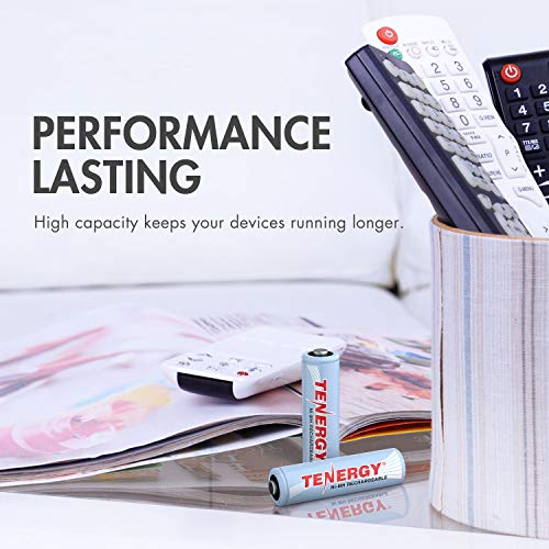 Tenergy TN160 12-Bay LCD NiMH/NiCD AAA/AA Battery Charger + 12x AA NiMH Rechargeable Batteries, Double A Batteries for Everyday Electronics - size: Charger + 12 Pack NiMH AA