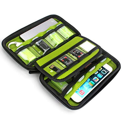 Aprince Digital Gadget Case Waterproof Memory Card Case,Designed for External Hard Drive,USB Flash Drives,Power Banks - Best for Traveling - color: Black