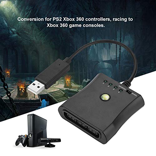 KUIDAMOS High-Definition Controller Adapter Converter, Supports Vibration and Enhances Gaming Experience, Works with PC and Xbox 360
