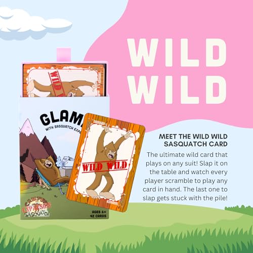 Camping with Sasquatch by Big Discoveries - A Family Card Game with a Roar! | Fun Rummy Meets Slapjack Card Games for Kids, Teens, Adults, and Families (Bundle: Camping with Sasquatch + Expansion) - style: Bundle: Camping with Sasquatch + Expansion