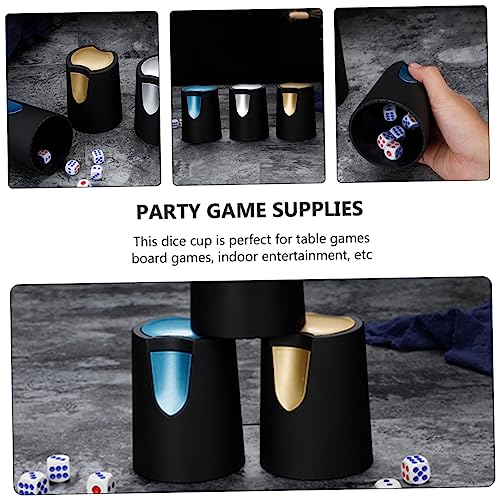 Toyvian 1pc Plastic Dice Cup Compact and Lightweight Shaker for Ktv and Party Games Easy to Clean Stable Dice Rolling Storage Accessory