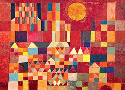 EuroGraphics Castle and Sun by Paul Klee 100-Piece Puzzle, Multi - size: 100 Piece Puzzle, style: EuroGraphics Castle and Sun by Paul Klee 100-Piece Puzzle