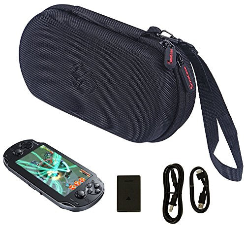Smatree P100 Carrying Case for PS Vita | Compatible for PS Vita Slim,PSP 3000(Without Cover) (Not Fit with PS Vita PCH 2000!)(Console and Accessories NOT Included)