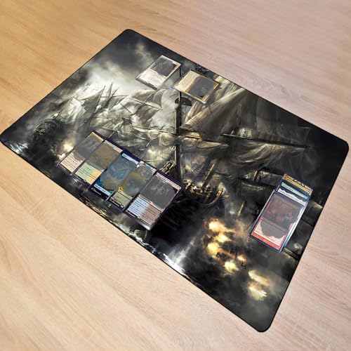 MTG Playmat, 24 x 14 Inches TCG Card Mat, Smooth Rubber Surface, Board Game Mats for MTG DTCG CCG RPG Trading Card - color: Pattern12