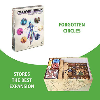 TowerRex Organizer for Gloomhaven and Forgotten Circles Expansion, Storage Insert for Gloomhaven, Board Game Accessories Upgrade