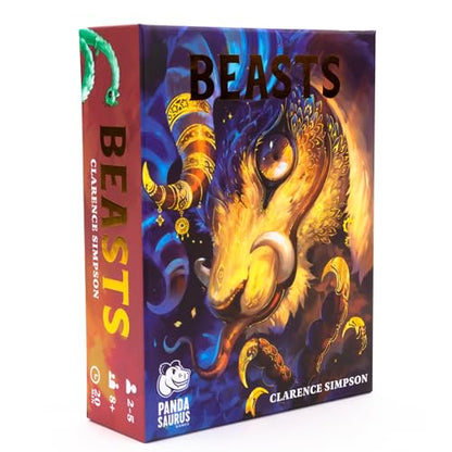 Beasts Card Game | Cooperative Teamwork, Strategy & Tension, Limited Communication Puzzle for Kids & Adults, Ages 12+, 2-6 Players, 30 Mins