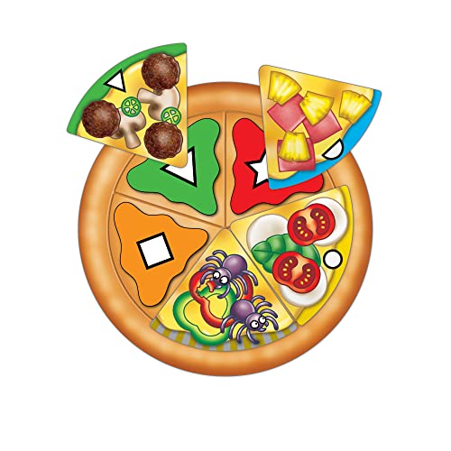 ORCHARD TOYS Moose Games, Pizza! Game. Match Colors and Shapes to Make a Perfect Pizza. for Ages 3-7 and 2-4 Players - style: Pizza, Pizza!