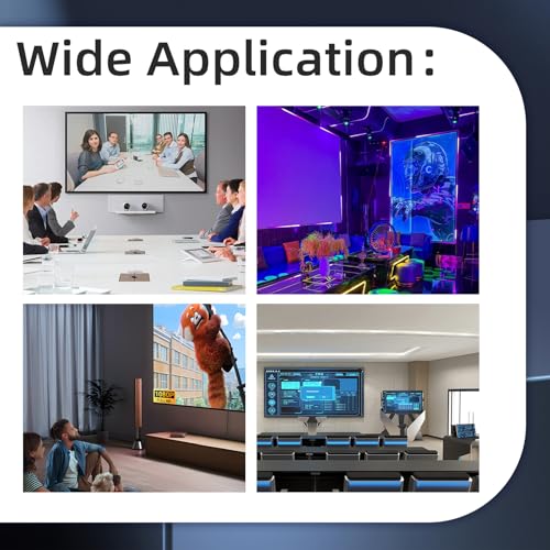 2Pcs HDMI Cable Splitter 1 in 2 Out HDMI Adapter Cable, 1080P Version 1.4 Supports Dual Port Switch for HDMI Male to Dual HDMI Female Adapter