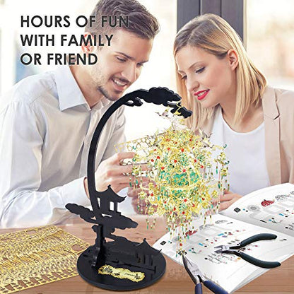Piececool 3D Metal Puzzles for Adults, Silver Sachet with Grape DIY 3D Model Building Kits, Great Halloween, 592 Pcs