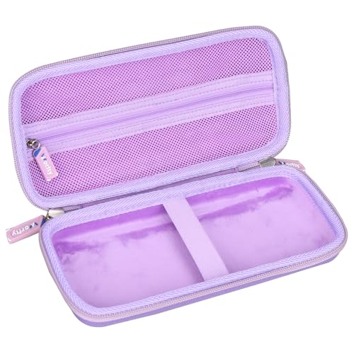 worfty Travel Carrying Case for Retroid Pocket 6/ G2/ 5/ 4/ 4pro Game Handheld Console (Case Only) - Hard Protective Carrying Storage Bag (Purple) - color: Purple