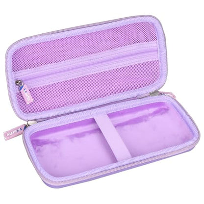 worfty Travel Carrying Case for Retroid Pocket 6/ G2/ 5/ 4/ 4pro Game Handheld Console (Case Only) - Hard Protective Carrying Storage Bag (Purple) - color: Purple