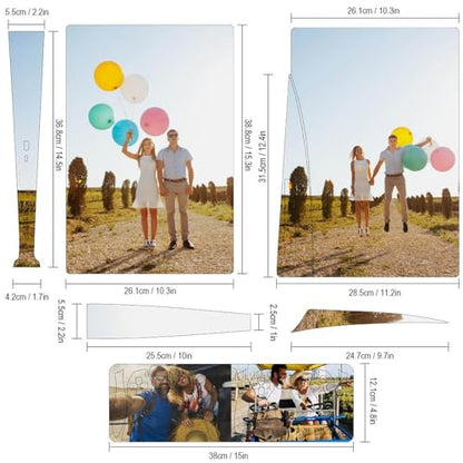 Personalized Custom Skin for PS5 Disc Edition Console Controller, Customized Vinyl Sticker Decal Cover Skin with Photos Pictures, Compatible with PlayStation 5 Disc Edition - size: Fits PS5 Disc Edition