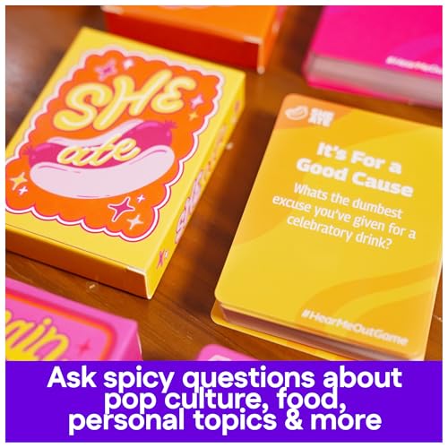 Spin Master Games Hear Me Out Adult Party Game | Defend Your Hot Takes on Unserious Topics, Adult Party Game for Bachelorette Parties & More, 3-6 Players, Ages 18 & Up - style: Hear Me Out