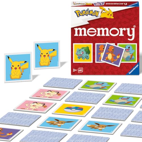 Ravensburger Pokemon Mini Memory Game for Ages 3+ - 2 to 6 Players