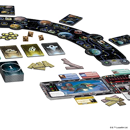Asmodee Star Wars Outer Rim Board Game - Strategy Game, Fun Family Adventure for Teens & Adults, Ages 14+, 1-4 Players, 3-4 Hour Playtime