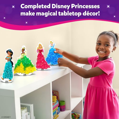 Skillmatics Poke-in Art – Disney Princesses, Mess-Free DIY Wood Craft Kit | Screen-Free Entertainment, Fun Colorful Creative Activity for Kids, Cinderella, Ariel, Gifts for Girls Ages 4, 5, 6, 7, 8, 9 - style: 3. Disney Princess