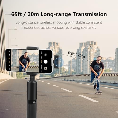 Yunseity Lavalier Microphone Wireless, 2.4G Wireless on Microphones with Noise Cancellation, Original Sound Mode for Gaming Live Streams, BT Connection (PU3155B Type-C) - style: PU3155B Type-C