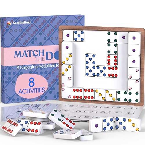 Keeping Busy Dementia Games for Seniors | Alzheimer Products for Elderly Patients Match Dots| Fun Memory Game Toy & Cognitive Brain Puzzle for Senior Citizens w/Memory Loss or Alzheimers