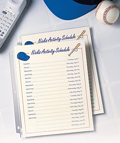 Avery Clear Standard Weight Sheet Protectors, Top Load, 10 Document Protectors (75540) - color: Clear, style: 10 Pack