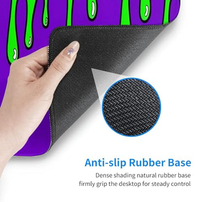 Gaming Mouse Pad Abstract Dripping Design Desk Mat Desk Pad Large Gaming Mouse Pad E-Sports Office Keyboard Pad Computer Mouse Non-Slip Computer Mat Gift for Teen Boyfriend Girlfriend - color: Dripping