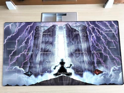 New Playmat LX14 TCG OCG CCG Trading Card Game Mat Mouse Pad with Zones + Bag (Z0014-628-A)