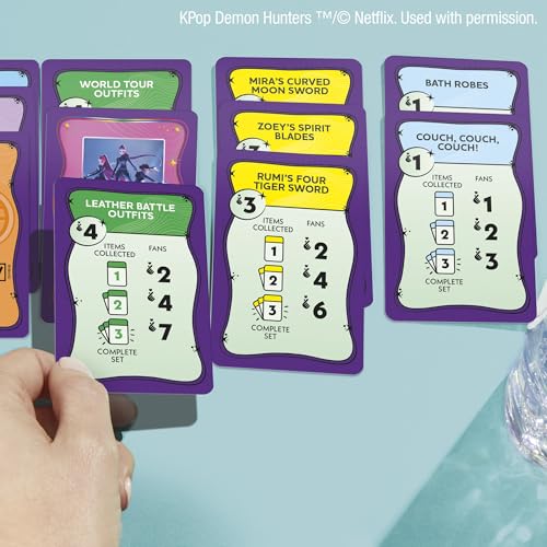 Monopoly Deal: Kpop Demon Hunters Card Game | Family Games for Kids, Tweens, Teens, and Adults | 2-5 Players | 15 mins. | Easter Gifts for Boys and Girls, Ages 8+