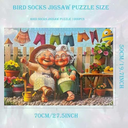 Happy Grandma 1000 Piece Puzzle for Adults,Puzzles for Adults 1000 Pieces,Challenging and Hard Difficult Mosaic Jigsaw Puzzles Toy Games 1000Pieces 27.5 X 19.7inch - color: Happy Grandma