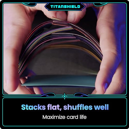 TitanShield Card Sleeves, Black (150 Sleeves) - Fits Pokemon, MTG - color: Black, size: Standard | 66x91mm