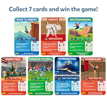 Skillmatics Guess in 10 – Sports, Educational Card & Trivia Game | Perfect for Family Game Night, Screen-Free Travel Toy, Gift for Kids Ages 6, 7, 8, 9 and Up - style: 7. Sports
