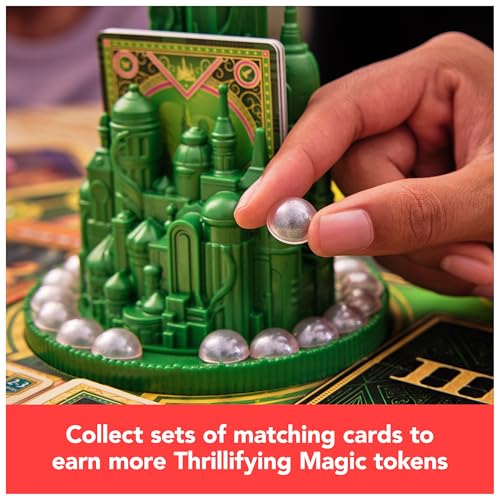 Spin Master Games Wicked The Movie Cooperative Family Game | Based On The New Movie, Work Together To Defeat The Wizard, Fun For Family Game Night, Kids Game, For 2-4 Players, Ages 10+ - style: Wicked Board Game