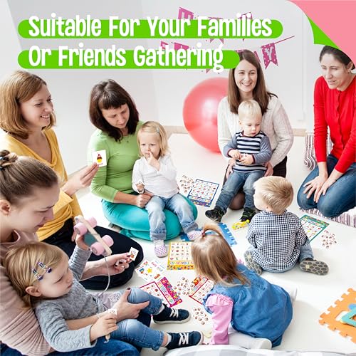 SpriteGru Birthday Bingo Game, 25PCS Bingo Board Card, 25 Players Birthday Party Game Set for Kids or Adults, Party Favor Decoration Supplies - style: Birthday Bingo Game