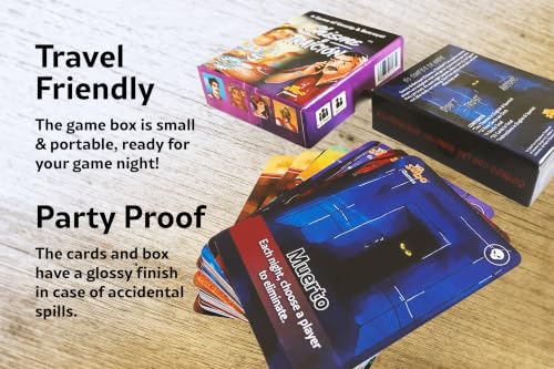 Yo Sabo Gossip and Betrayal (Chisme y Traición) Games | All-in-One Social Deduction Card Game | 2 Themes & 4 Decks Inside in Full English & Spanish | Party Game for Ages 13+, 4-12 Players