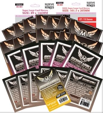 Mayday Games Kingdom Death Gambler's Chest -Premium Compatible Card Sleeve Bundle - size: Premium, style: Kingdom Death: Monster-Gambler's Chest