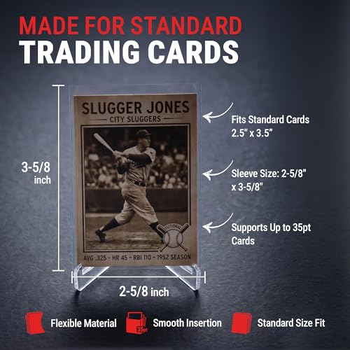 Ultra Pro Penny Sleeves for Trading Cards – 2.5" x 3.5" Standard Size – Clear Soft Card Sleeves – Non PVC Polypropylene – Trading Card Protectors for Sports & Collectible Cards – 3 Pack of 500 (1500)