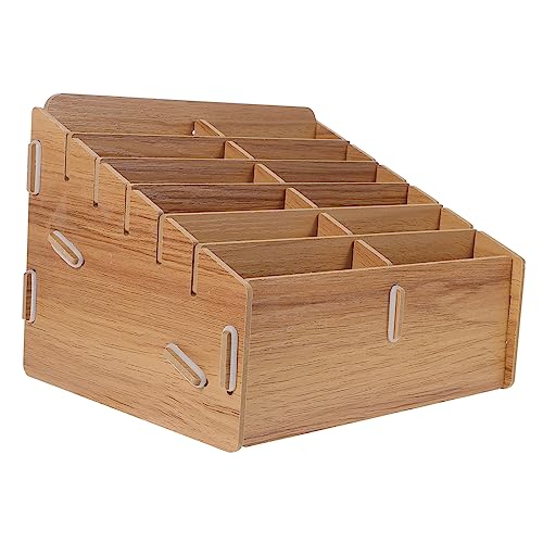 CHILDWEET Decks Card Wooden Organizer Card Sorting Tray Playing Game Holder Storage Organizer