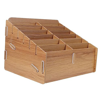 CHILDWEET Decks Card Wooden Organizer Card Sorting Tray Playing Game Holder Storage Organizer