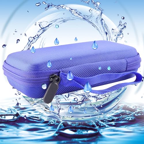 WERJIA Hard Carrying Case Compatible with Retroid Pocket Mini V2/RG405M Retro Handheld Game Console (For RG405M blue) - size: For RG405M blue
