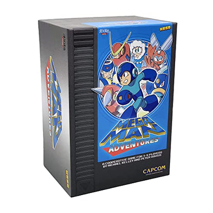 KESS: Mega Man: Adventures - Battle Board Game, Card & Dice Management, Iconic Boss Fights, Cooperative Robot Blasting Action, Ages 14+, 1-4 Players
