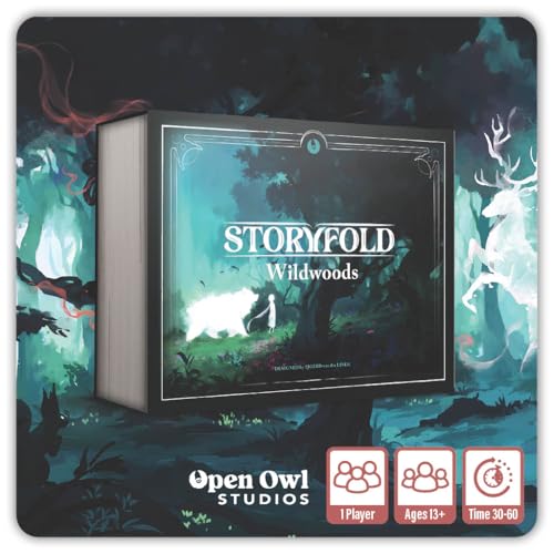 Storyfold: Wildwoods – Solo Narrative Adventure Board Game | 1 Player Board Game | Immersive Storybook Gameplay, Unique River Card Mechanic, Learn as You Play, Fast Setup