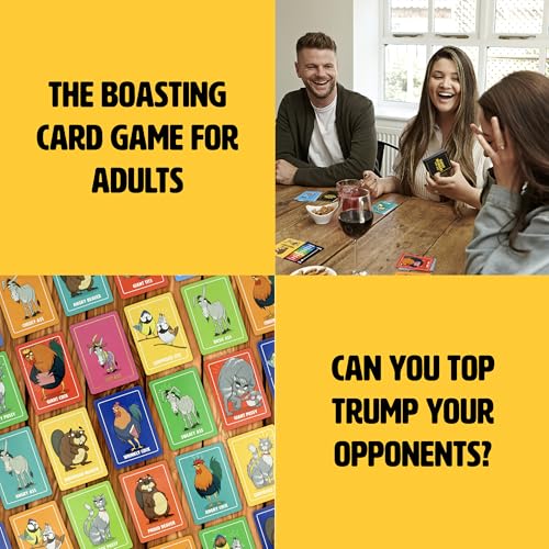 Ginger Fox: Giant Beaver Tiny Ass - Adult Party Card Game, Top Trump Your Opponents for The Win, It’s Dam Funny, Animals & Nature, Ages 16+, 3+ Player - style: Giant Beaver