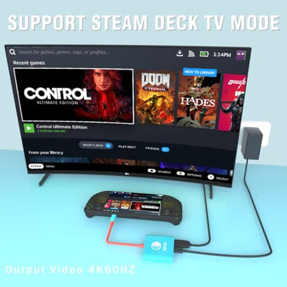 Switch Dock for Nintendo Switch Docking Station,Portable Nintendo TV Adapter Compatible Steam Deck/Switch OLED/Support Switch TV Dock Mode with HDMI2.0, Replacement Travel Docking for Nintendo - size: Switch 1 1080P