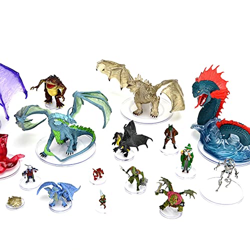 WizKids D&D Icons of The Realms: Fizban's Treasury of Dragons - Booster (Set22) - Contains 4 Miniatures, Pre-Painted, Pre-Assembled, Dungeons & Dragons - style: Booster