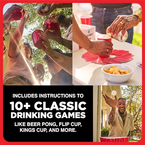 Buzzed Party Pong Bundle Drinking Kit for Adults | Fun Drinking Games And Ping Pong Balls, College Essentials Favorite, Includes Materials For Over 10 Games - style: Party Pong Bundle