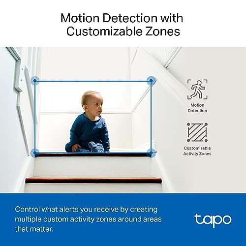 TP-Link Tapo 2K QHD Pan/Tilt Security Camera for Pet Camera, Baby Monitor, Motion Detection, Motion Tracking, 2-Way Audio, Night Vision, Cloud &SD Card Storage, Works w/Alexa & Google Home(Tapo C220) - style: 2K QHD