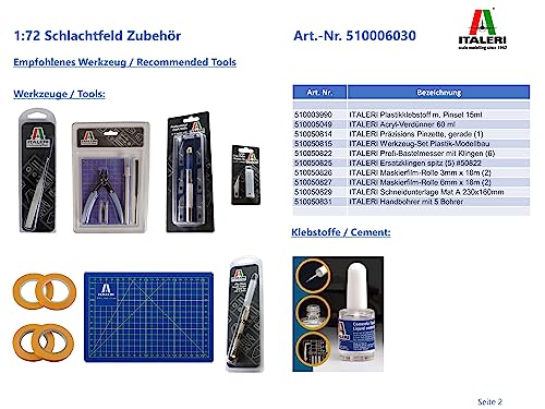 Italeri 510006030 1: 72 Battlefield Accessory