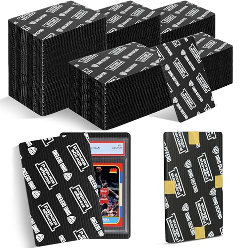 Ding Defend 4x6 Black Trading Card Shipping Protector 510 Pack - Sports Card Protectors Hard Plastic w/Rounded Corners, Hobby Shipping Shield for Graded Cards, Slabs, Top Loaders - color: Black - 510 Pack